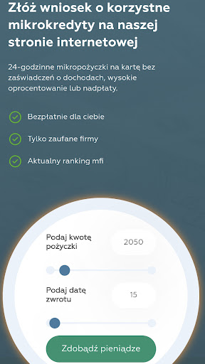 Szybkie Pożyczki Ranking Screen 2