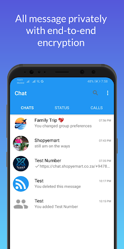 Android application Chat - Simple and Fast screenshort