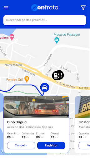 Android application Onfrota screenshort