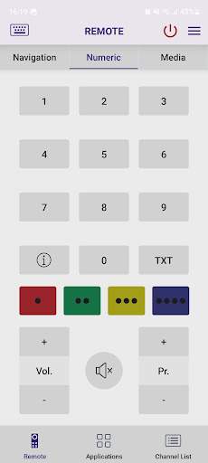 Beko TV Remote Screen 3