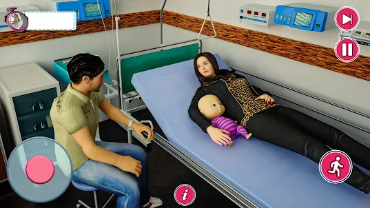 الأم الحامل ألعاب الحامل 3D