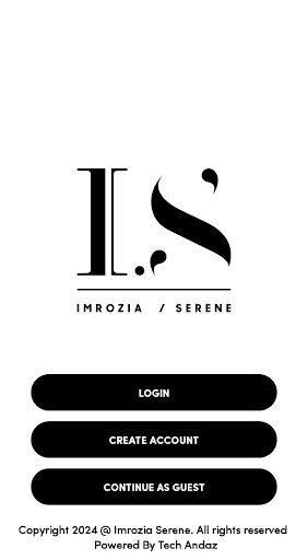 Android application Imrozia Serene 2024 screenshort