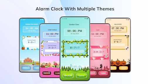 Math Password Alarm Clock Screen 3
