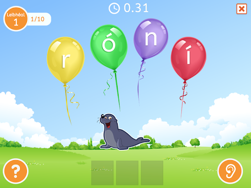 Cód na Gaeilge Screen 3