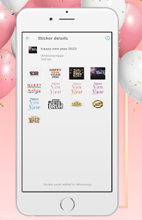 Happy New Year 2022 Stickers WAStickerApps 2.0 APK screenshots 18