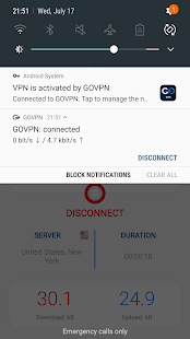VPN secure fast proxy by GOVPN स्क्रीनशॉट