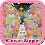 Flower Zipper Screen locker icon
