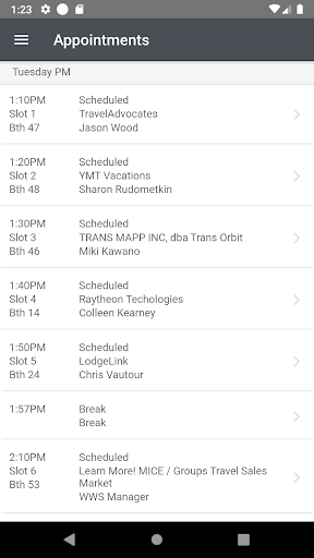 Android application BWH Partner Forum 2023 screenshort