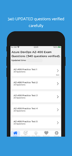 Android application Azure DevOps AZ-400 2024 screenshort