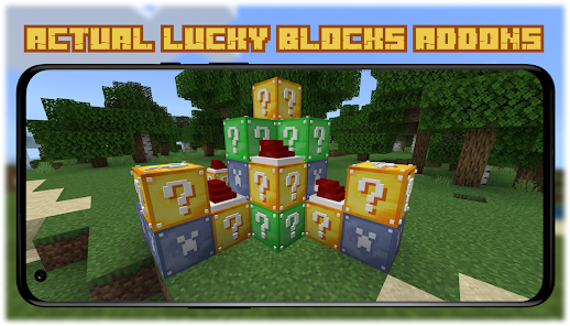 Captura 3 Mods Lucky Blocks para MCPE android