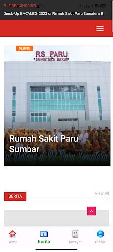 Rumah Sakit Paru Sumbar Screen 2