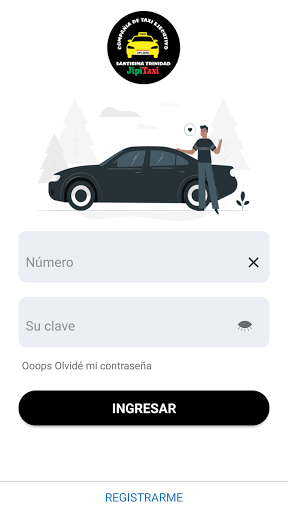 Android application JipiTaxi screenshort