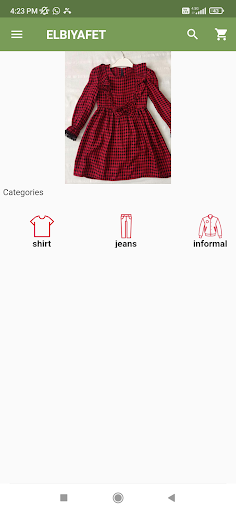 Android application Elbiyafet - RittaNetwork screenshort