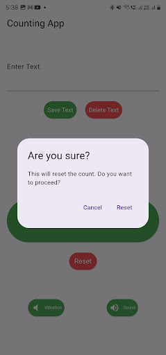 Islamic Counting App Screen 3