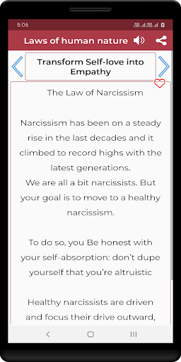 Laws of human nature Screen 2