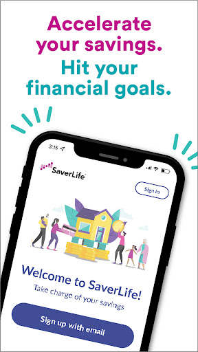 Android application SaverLife: Accelerate Savings screenshort