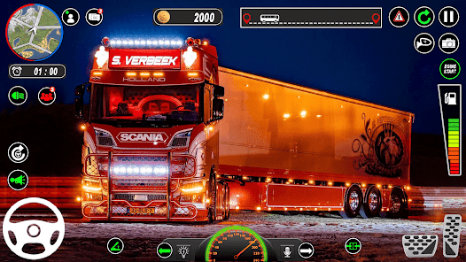 Captura de Pantalla 3 juego condución camione ciudad android