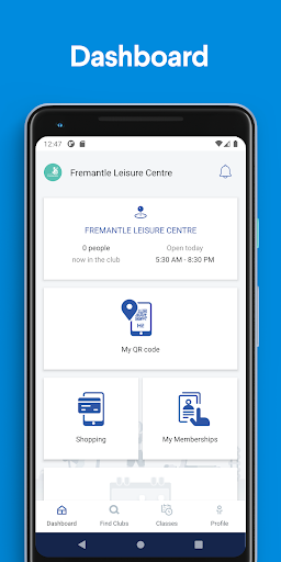 Android application Fremantle Leisure Centre screenshort