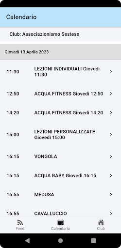 Android application Associazionismo Sestese screenshort