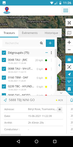 I-tracker Screen 3