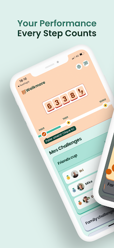 Android application Walkmore screenshort