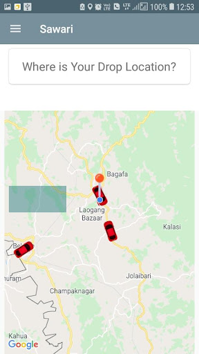 Sawari Driver Screen 3