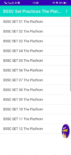 BSSC Set Practice Rukmani Book