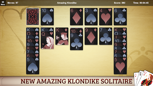 Solitário KLONDIKE DUPLO de 3 cartas — jogar grátis em GAMEZZ Online