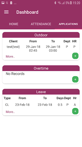 Ventura HRMS Screen 3
