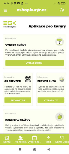 Android application Eshopkurýr.cz screenshort
