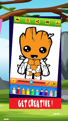 Heroes Super Coloring Book - Screenshot 4