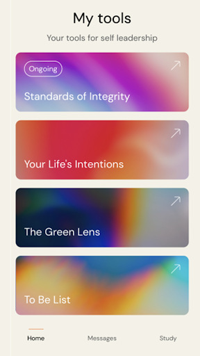 Android application TrustCoach screenshort
