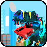 Angry Dinosaur vs City Police Rampage icon