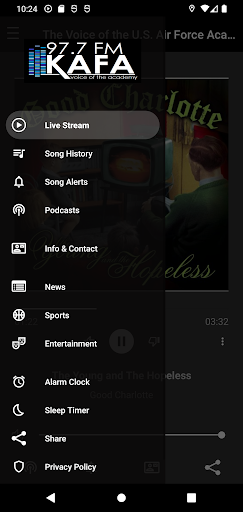 KAFA FM Screen 2