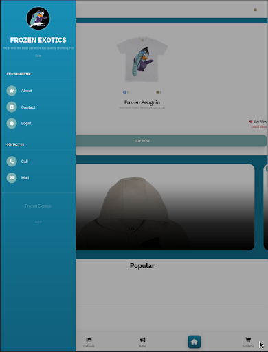 Frozen Exotics Screen 2