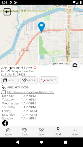 Android application Amigos and Beer screenshort