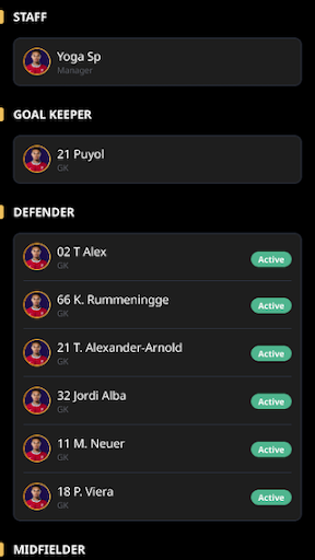 A-FOOTBALL - Football Stat Screen 3