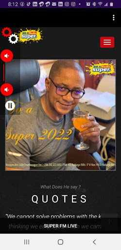 Android application Super FM screenshort