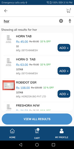 HealthWorld Medicines Screen 3