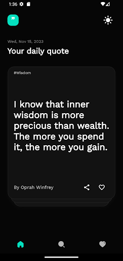 Quotes - Daily Motivation Screen 2