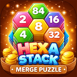 تصویر نماد Hexa Stack Merge Puzzle