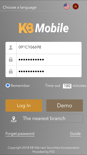 Android application KB-Mobile screenshort