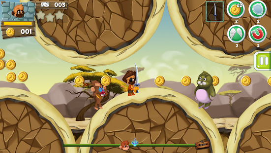 Jungle Monkey Legend : Jungle Run Adventure Game Screenshot