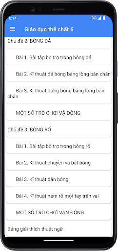 Giáo dục thể chất Lớp6 Screen 3