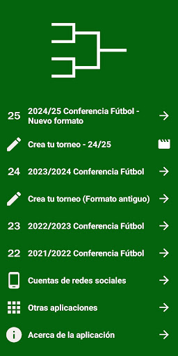 Vista previa de la aplicación