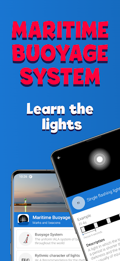 Android application Maritime Buoyage System screenshort