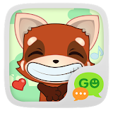 (FREE) GO SMS RED FOX STICKER icon