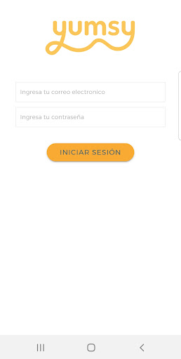 YUMSY Repartidor Screen 2