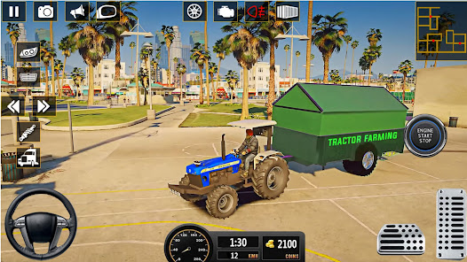 Captura de Pantalla 19 Tractor Agricultura Juegos 3D android