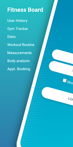 Android application Fitness Board - Member screenshort